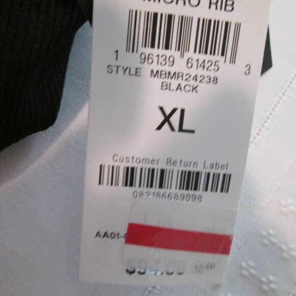 Bar III Ribbed Lace-Back Swimsuit Black NWT Sz XL - Picture 8 of 11